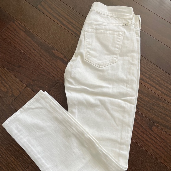 3 for $30 | Lucky Brand Brook Crop Jeans in White - Picture 4 of 7